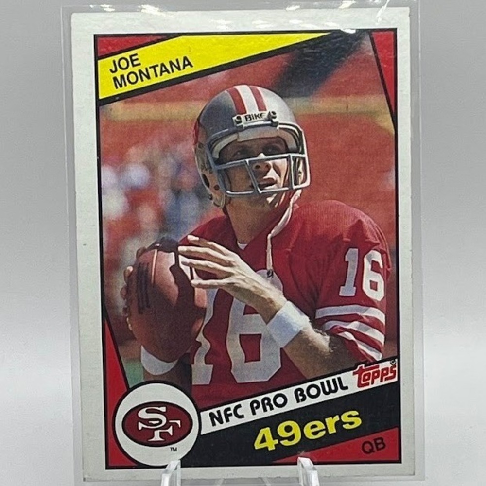 Joe Montana 1984 Topps #358 NFL San Francisco 49ers Football Trading Card